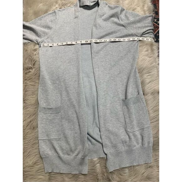 Grace Karin long grey cardigan oversized size large - Picture 7 of 7